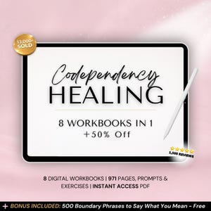 Codependency Cure Workbook Bundle: Self-Trust & Boundaries (PDF)