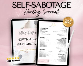 Self-Sabotage Workbook: Guided Mental Health Journal (PDF)