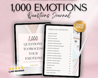 1,000 Journal Prompts: Mental Health & Emotional Processing Journal