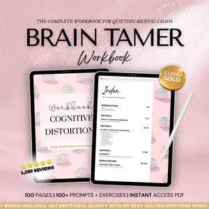 Intrusive Thoughts Workbook – Reframe Negative Thinking Patterns (PDF)