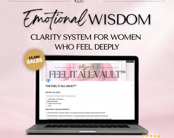 Emotional Clarity System for Women: Journal Prompts for Notion (Digital Download)