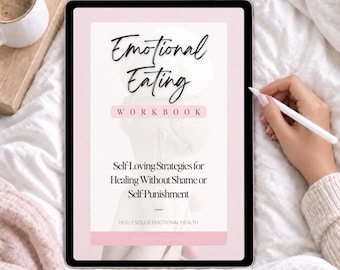 Emotional Eating Workbook: Heal Your Relationship With Food (Digital Download Self-Help Journal)