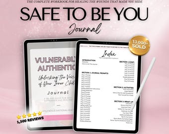 Cuaderno de trabajo sobre la vulnerabilidad: Diario de sanación del niño interior para ser más abierto y auténtico.