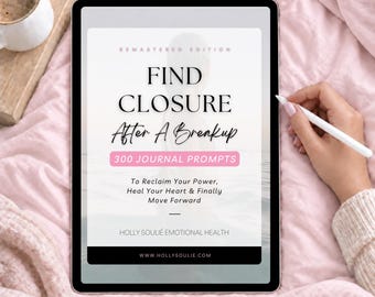 Breakup Journal Prompts: Healing & Closure Workbook (PDF)
