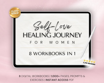 Self Love Healing Workbook Bundle: Confidence & Self-Worth (Digital Download)
