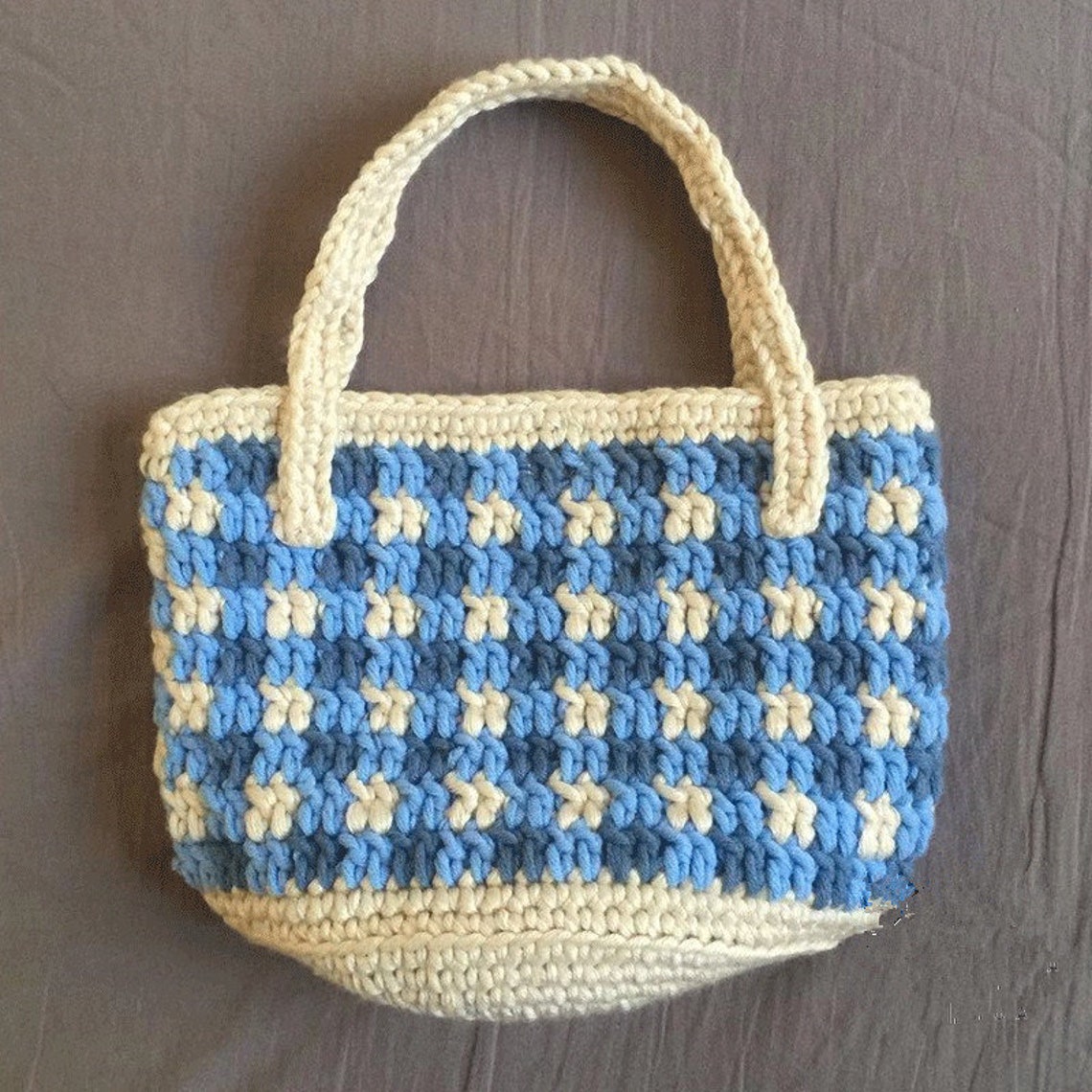 Handmade woolen knitted bag finished small woven bag Etsy
