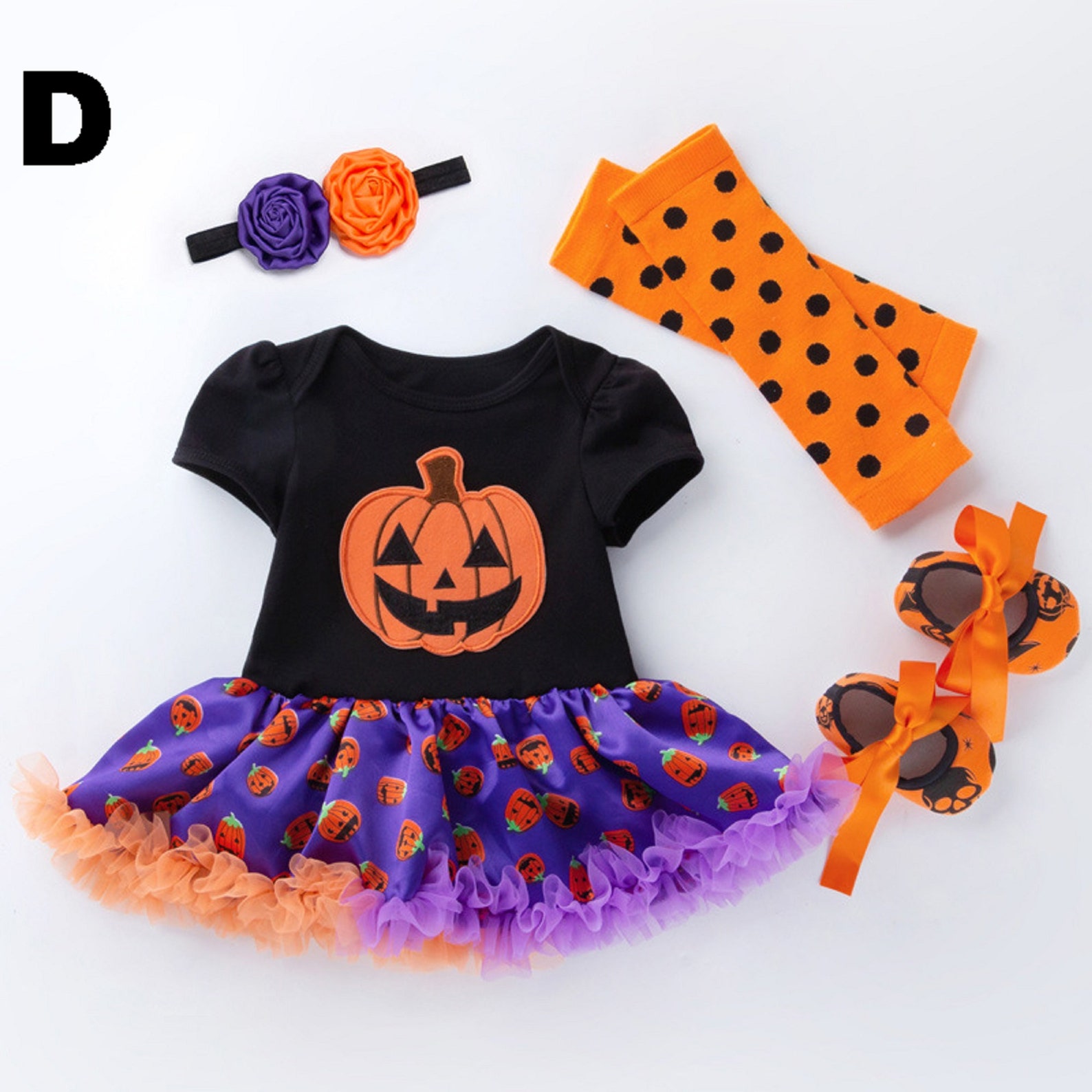 Children Halloween Party DressGirls Pumpkin dress Pumpkin | Etsy