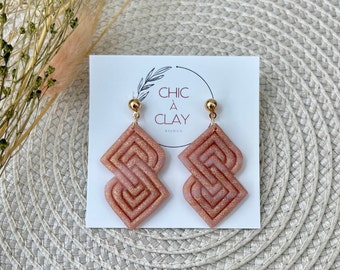 NEW. Polymer Clay Earrings | Nostalgic #02  | Statement Earrings | Handmade Earrings