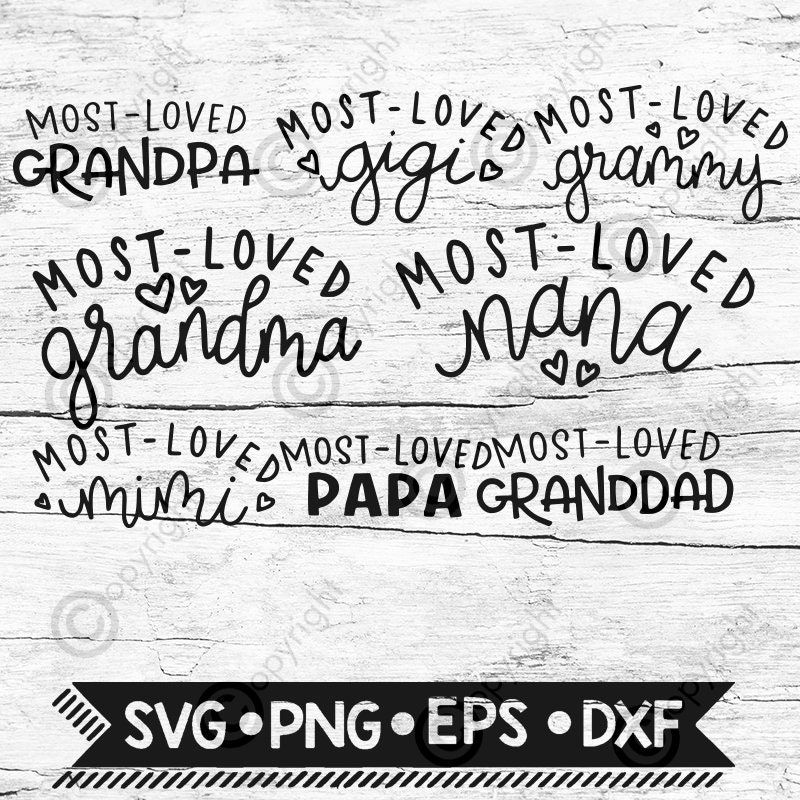 Free Free 217 Love Svg Grandma SVG PNG EPS DXF File