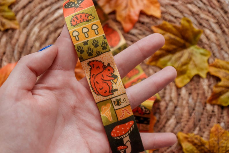 British Woodland Lanyard - Cute Nature Lover Lanyard - Pizzati - Etsy ...