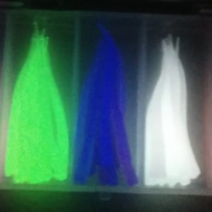Panfish Plastics- GLOW 1.5&quot; Wedgee Kit- 50 Count