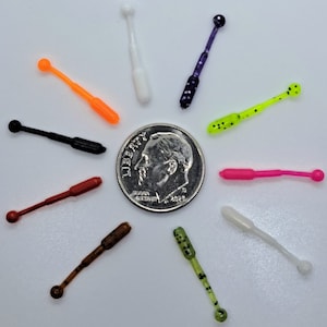 Panfish Plastics- 3/4&quot; Ball Tail Jr.&#39;s- 10 ct.