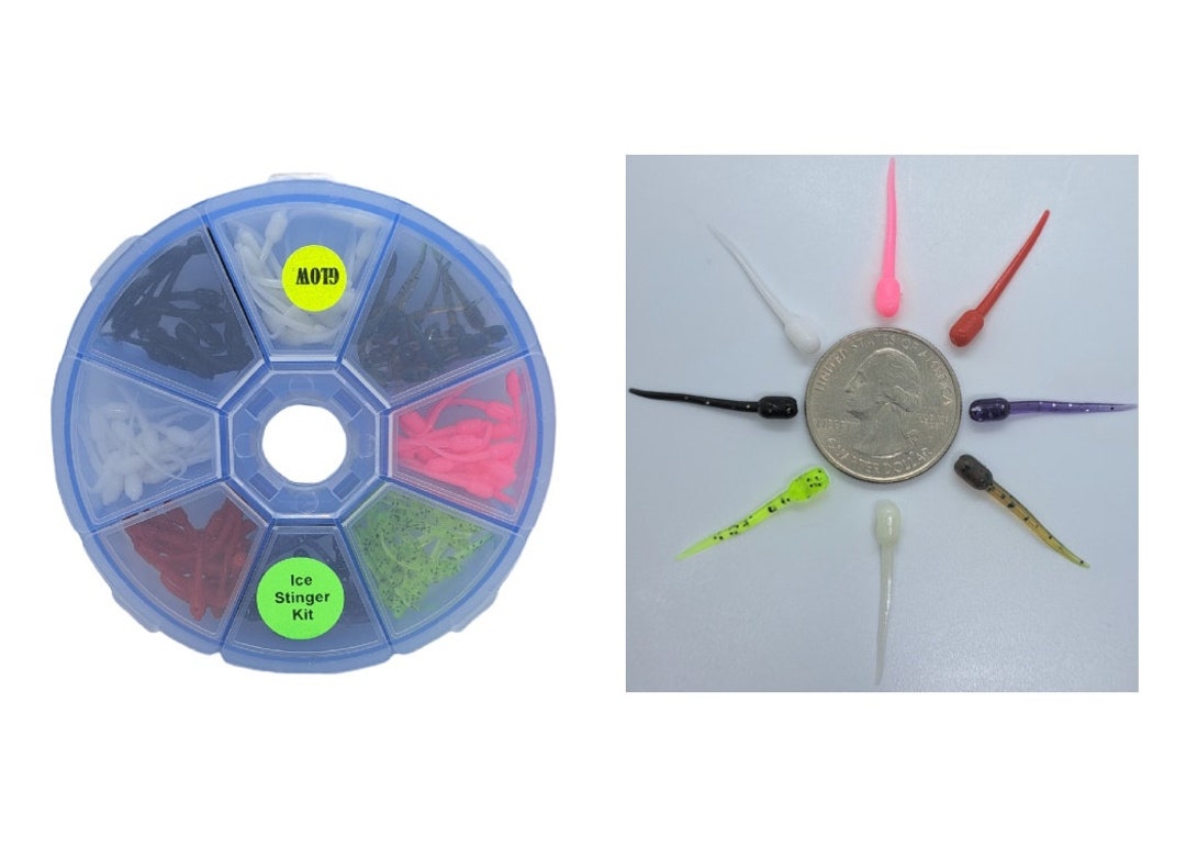Panfish Plastics 1 Ice Stinger Kit 160 Count Etsy