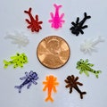 Panfish Plastics- 1/2" Itsy Bitsys- 10 ct.