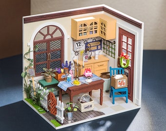 DG147, Kit maison miniature bricolage : barre de musique légère
