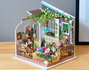 Kit de bricolage Kit pour maison miniature Miller's Garden DG108 Miller's Garden Craft Set Model Building Dollhouse Creative Gift Robotime Rolife