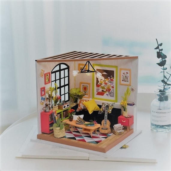 Fenteer Retro Puppenhaus-Miniatur 1/12 – Zinklegierung, Detailliert, Für Diorama & Sammler