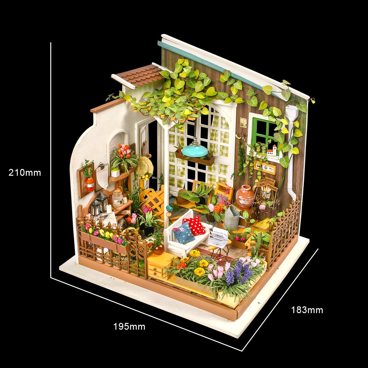 DIY Kit for Miniature House Miller's Garden DG108 Miller's Garden