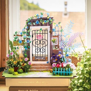 Sarini Confezione 2 Kit Recinzione In Miniatura In Legno Per Casa Delle Bambole, Fai Da Te, Giardino Fatato E Gnomi - Modellabile E Personalizzabile