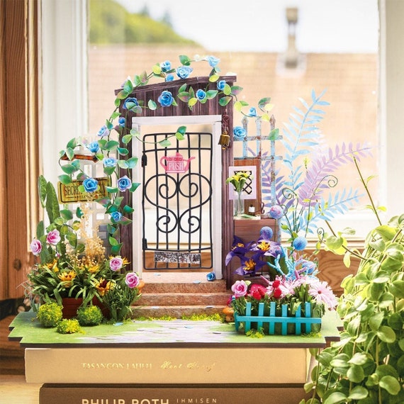Sarini Confezione 2 Kit Recinzione In Miniatura In Legno Per Casa Delle Bambole, Fai Da Te, Giardino Fatato E Gnomi - Modellabile E Personalizzabile