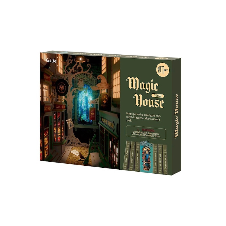 DIY Kit Magic House Magic House Creative Bookend Bookstand Etsy Nederland