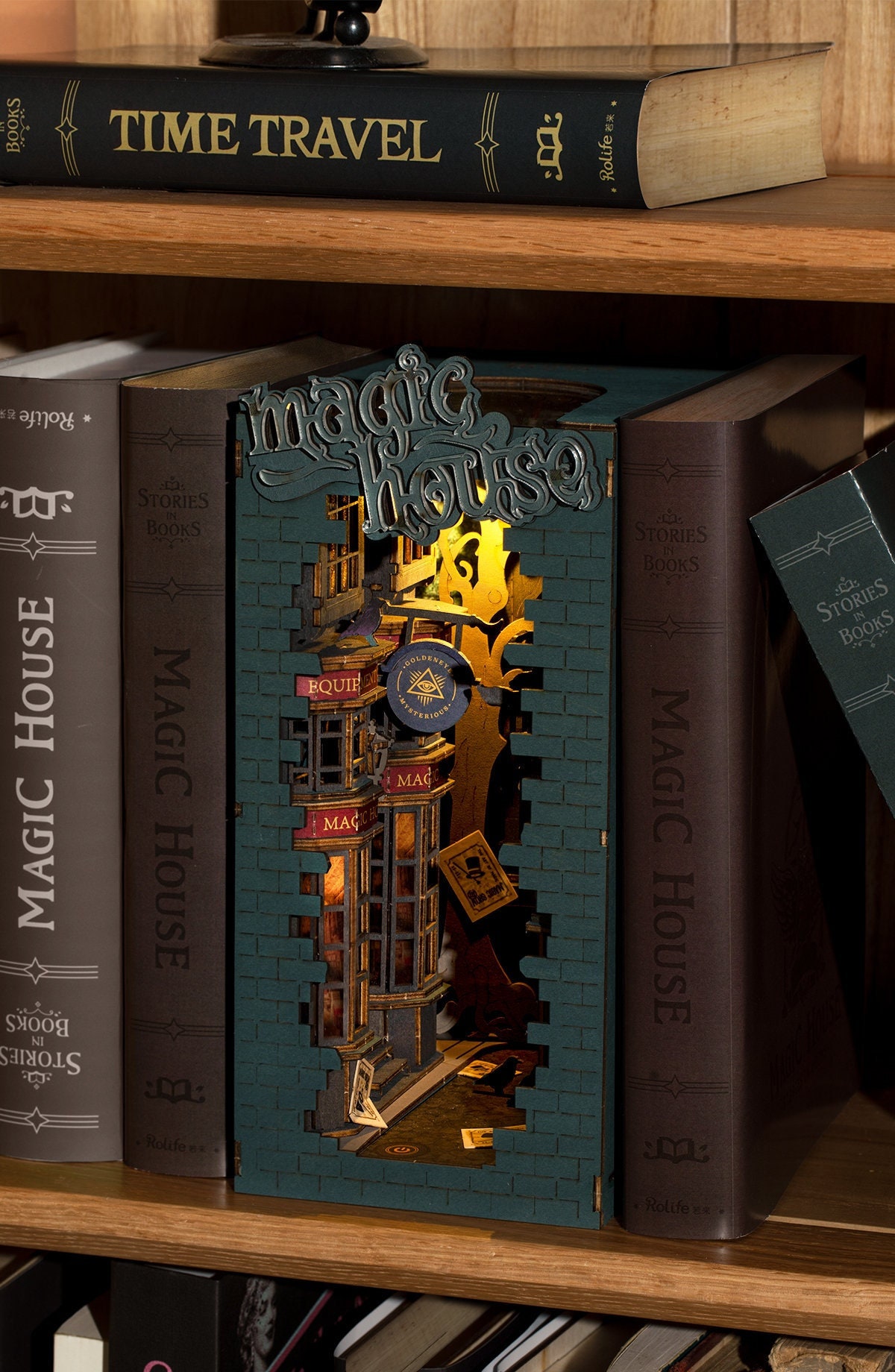 DIY Book Stand Kit Magic House TGB03 Magic House Creative Bookend