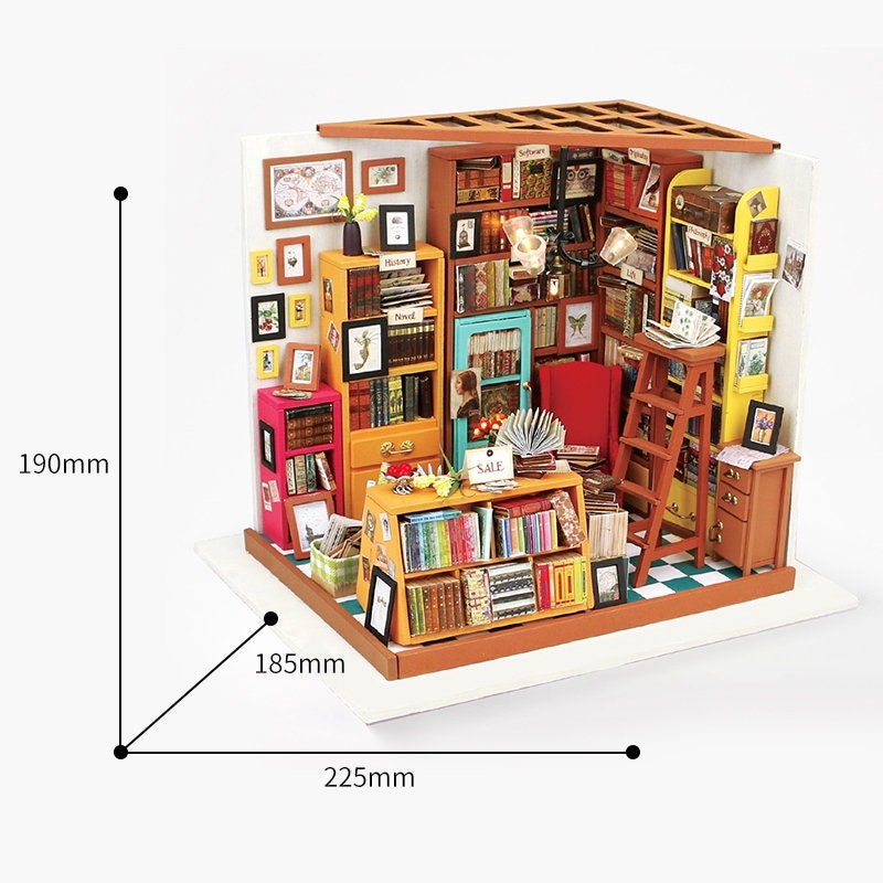 Maison de poupée miniature bricolage avec accessoires de meubles Puzzle  House Creative pour Sunshine Town 