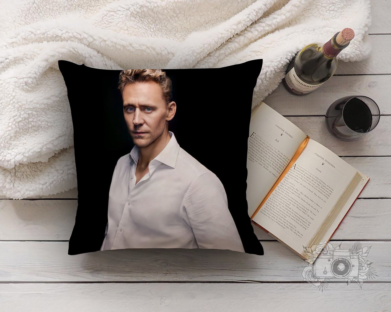 Tom Hiddleston Pillow Cover Tom Hiddleston Pillow Case Tom Etsy