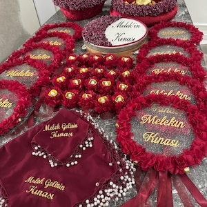 Henna Night Set , Hennanacht Set , Kına Gecesi Seti