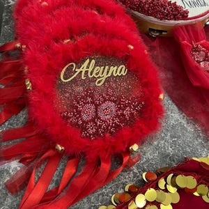 Bridal Tambourine for Wedding and Henna Night - Brauttamburin für Hochzeit und Henna-Nacht - Düğün ve Kına Gecesi için Gelin Tefi ,10 piece