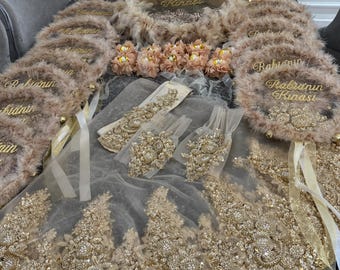 Henna Night Set , Gold Hennanacht Set , Kına Gecesi Seti