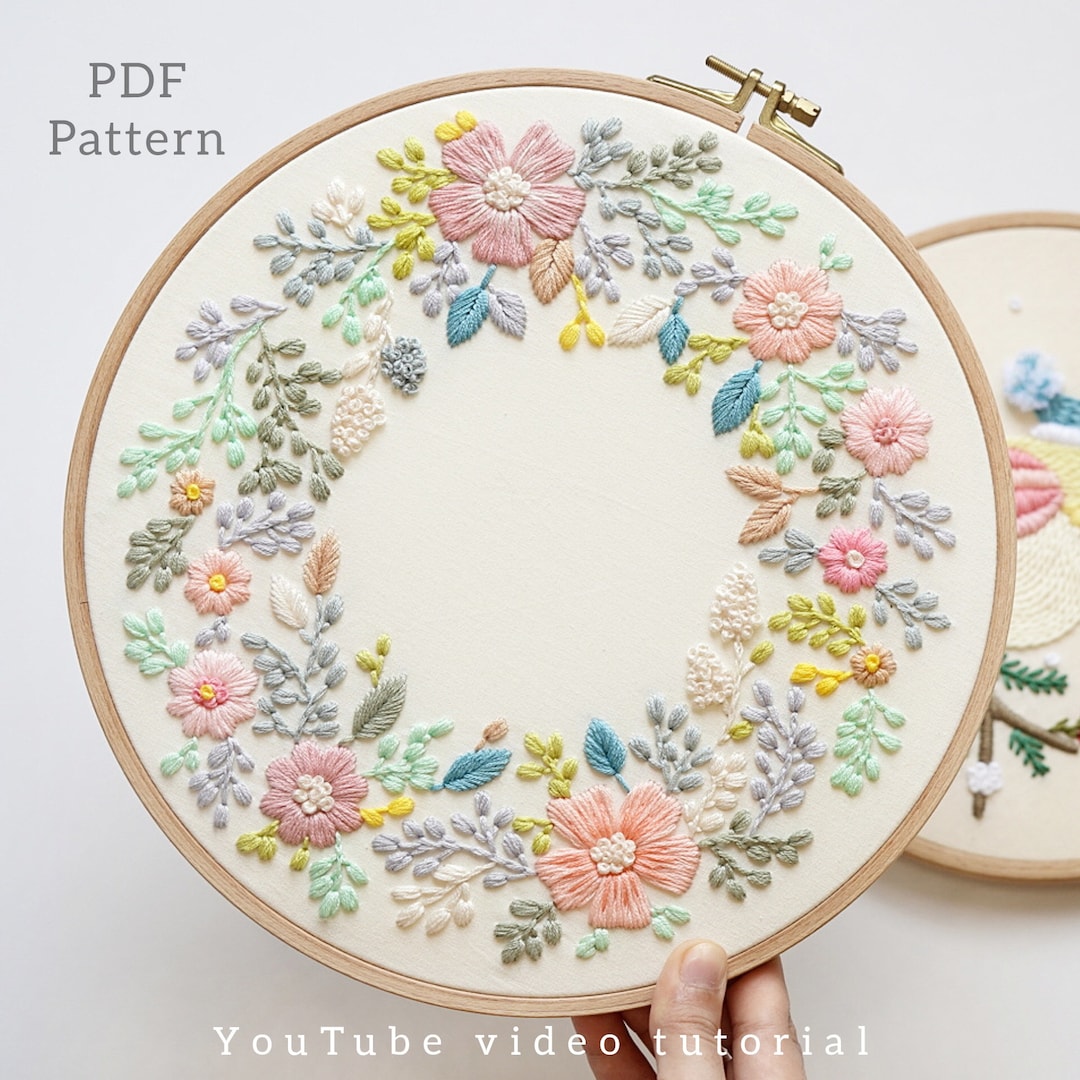 How to back your embroidery hoop  Video tutorial - Hannah Hand Makes