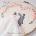 PDF pattern+ video tutorial/With you-Hand embroidery pattern-Embroidery pattern-Wedding Embroidery designs-Beginner embroidery pattern product logo