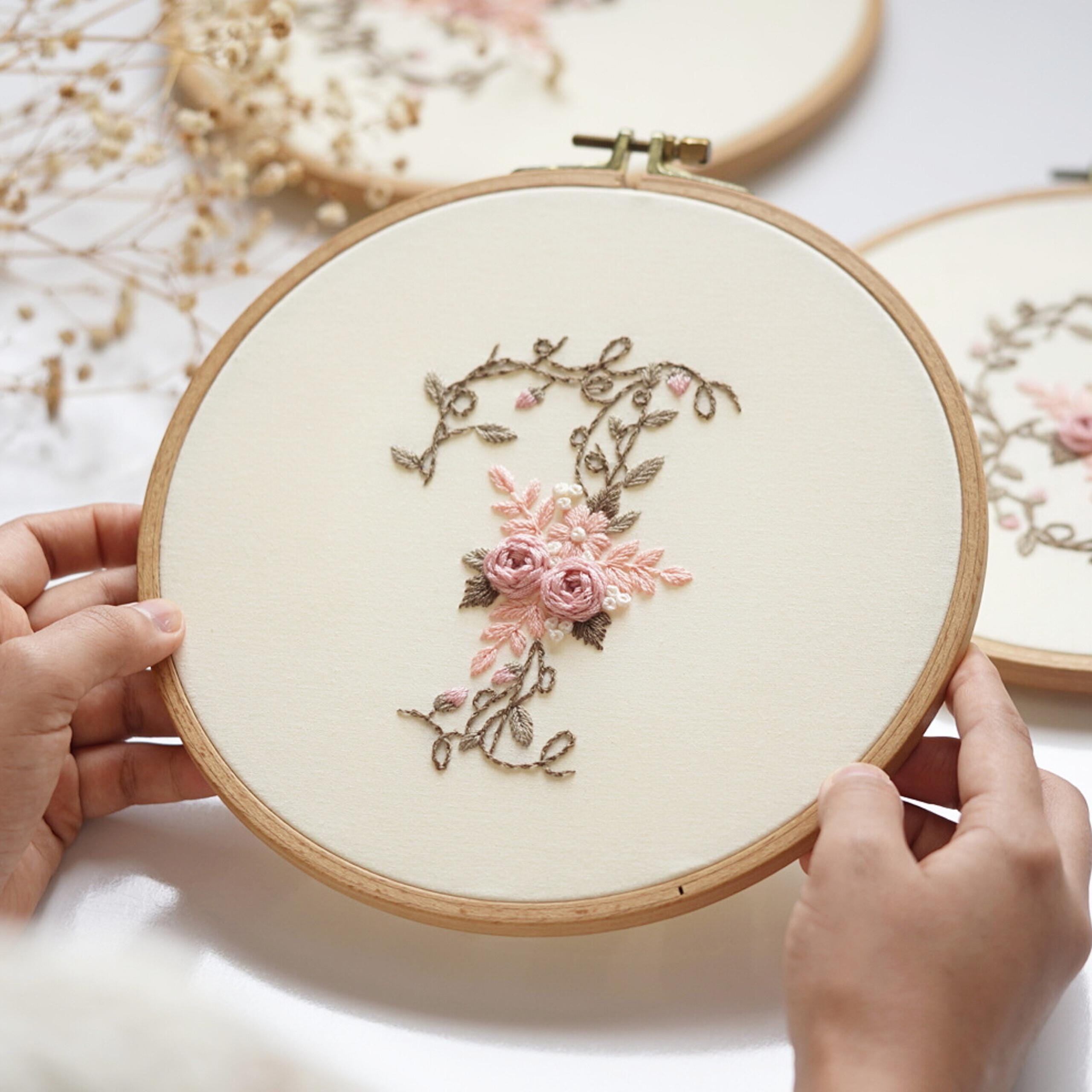 Number Ivy Hand Embroidery Pattern: Beginner DIY Wedding Design