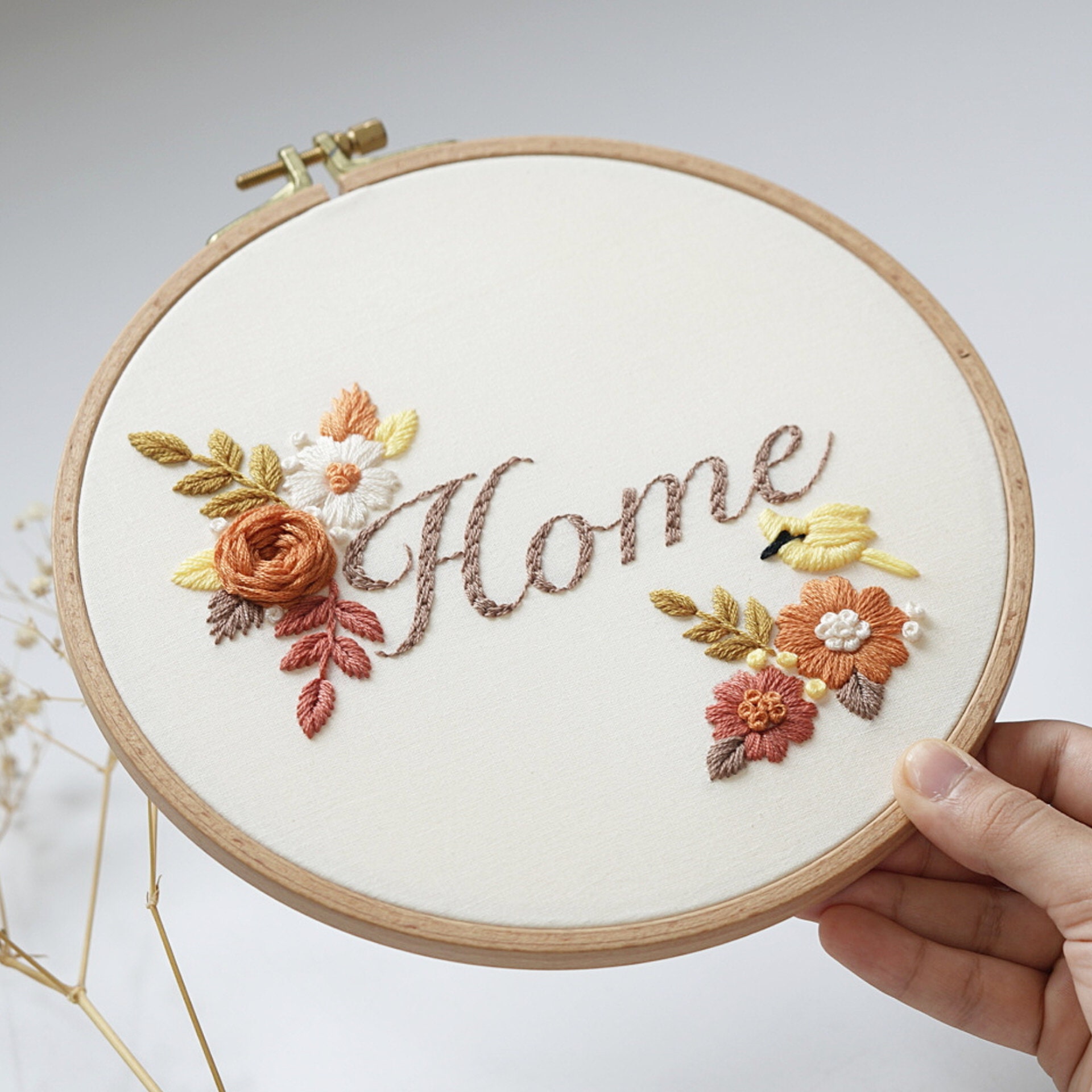 PDF Pattern Video Tutorial/home-hand Embroidery picture