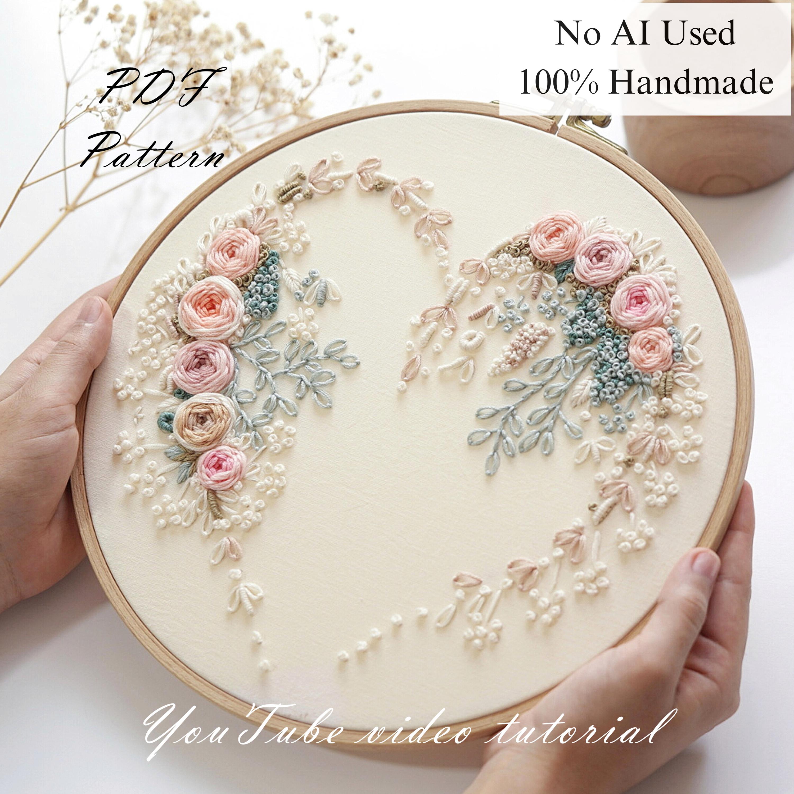 手刺繍パターン：ブルームズ上級ガイド（PDFパターン＋ビデオ