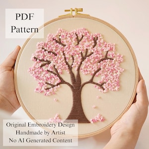 Tree of Life Embroidery Pattern: Beginner Hand Stitch Project (PDF Pattern + Video Tutorial)