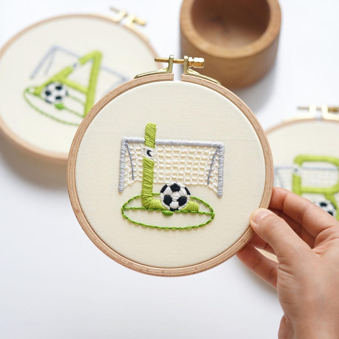 Football Alphabet Embroidery Pattern: PDF + Video Tutorial (beginner ...