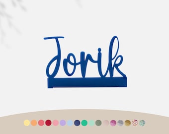 Stecker: Name aus Acryl