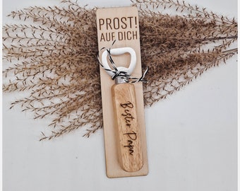 Flaschenöffner Bester Papa, Bester Opa | Geschenk zum Vatertag oder zum Geburtstag | Geschenkidee für Papa