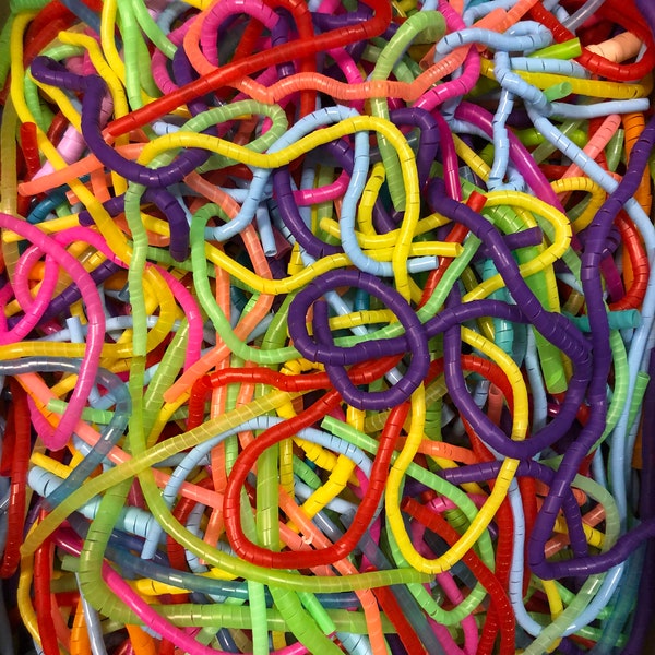 Curly Plastic Straws - Bird toy making part for parrots