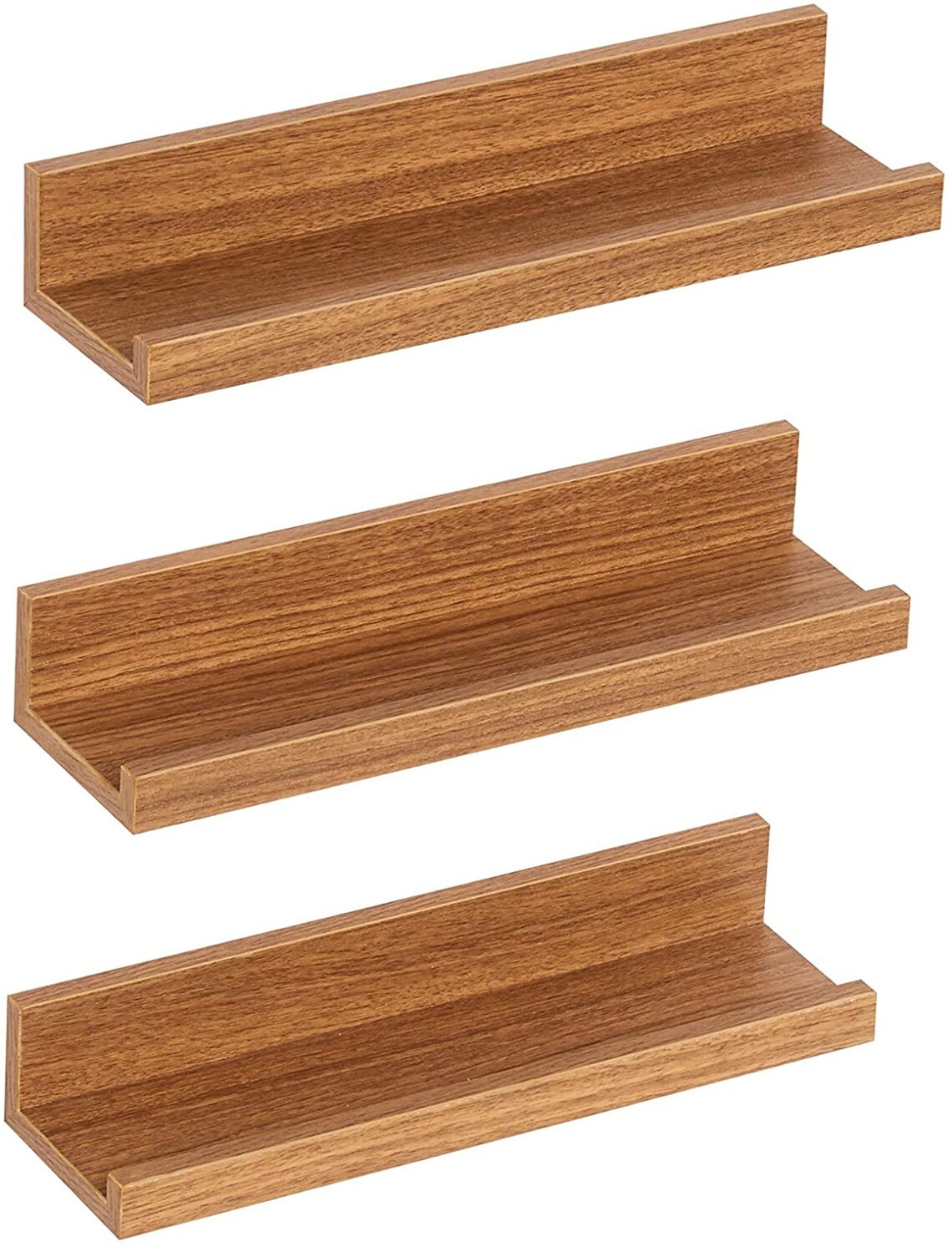 Picture Ledge Shelf Set of 3 Floating Shelves with Lip for Etsy