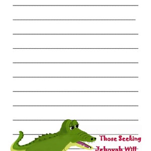 Kids Letter Writing Stationery 5 image 1