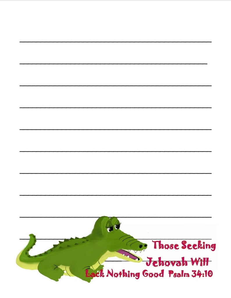 Kids Letter Writing Stationery 5 image 1