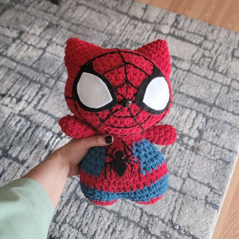 Spiderman Kitty Plush Etsy spiderman-kitty-plush-etsy
