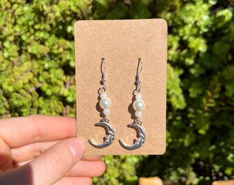 Sun and Moon Earrings | Gold and Silver | customizable earrings | trendy jewelry | celestial earrings | gift ideas |