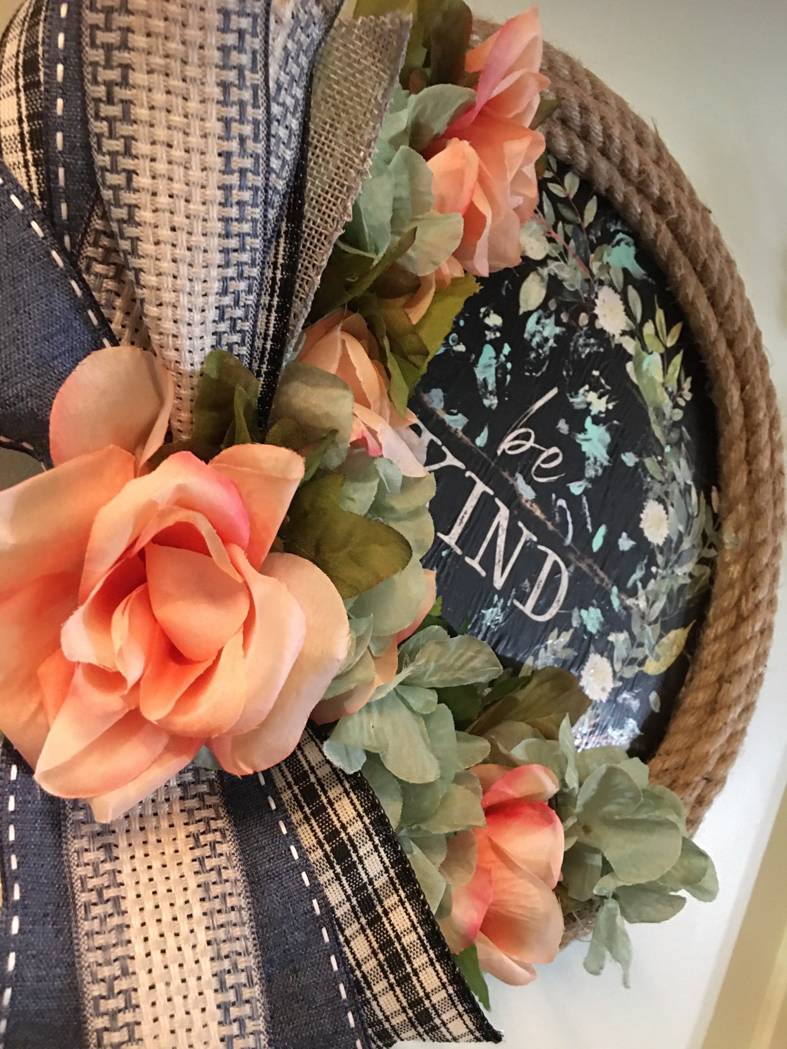 Pizza pan wreath/door hangers Etsy