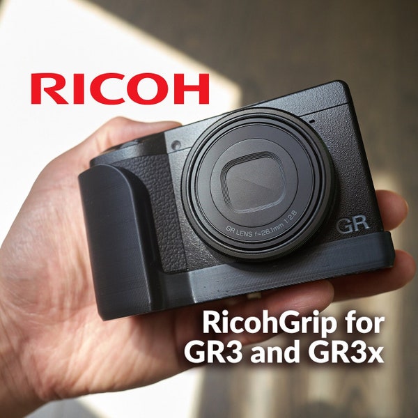 Ricoh GR III GR IIIx Grip with Built-in Apple Airtag Slot  |  Camera Case | Photographer Gift | GR3 GR3x