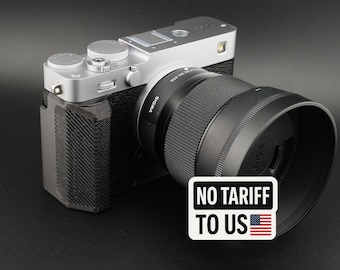 Fujifilm X-E5 Hand Grip with Thumbrest & AirTag Slot | Ergonomic Camera Grip, Fuji XE5 Accessories, Secure Travel Photography Gift