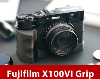 Fujifilm X100VI Hand Grip | Built-in Apple Airtag Slot | Ergonomic Camera Case | Photographer Gift